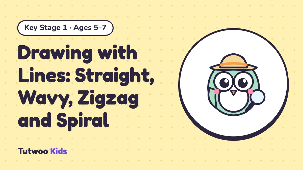 Drawing with Lines: Straight, Wavy, Zigzag and Spiral