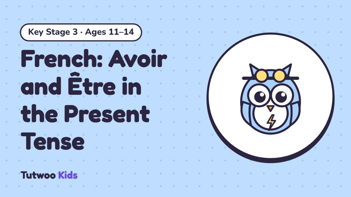 French: Avoir and Être in the Present Tense