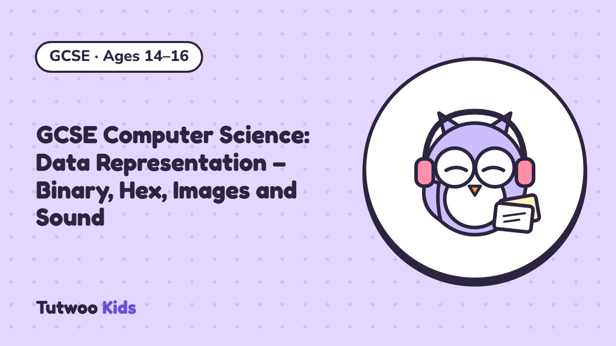 GCSE Computer Science: Data Representation – Binary, Hex, Images and Sound