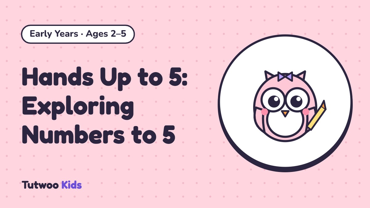 Hands Up to 5: Exploring Numbers to 5
