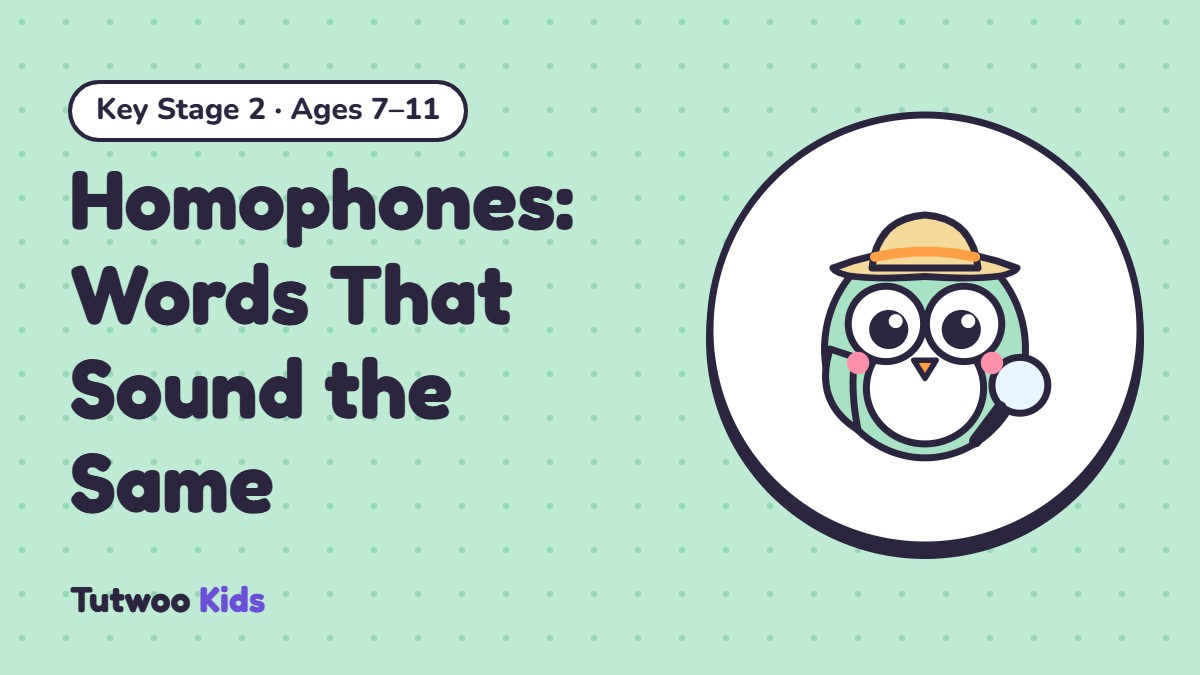Homophones: Words That Sound the Same