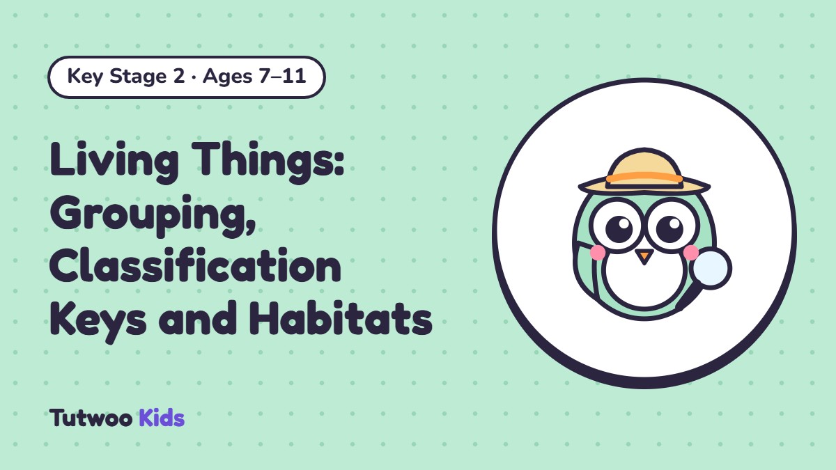 Living Things: Grouping, Classification Keys and Habitats