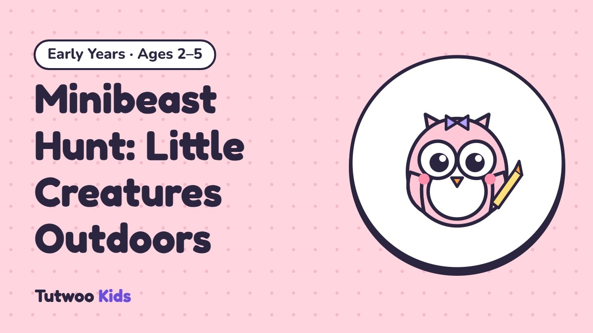 Minibeast Hunt: Little Creatures Outdoors