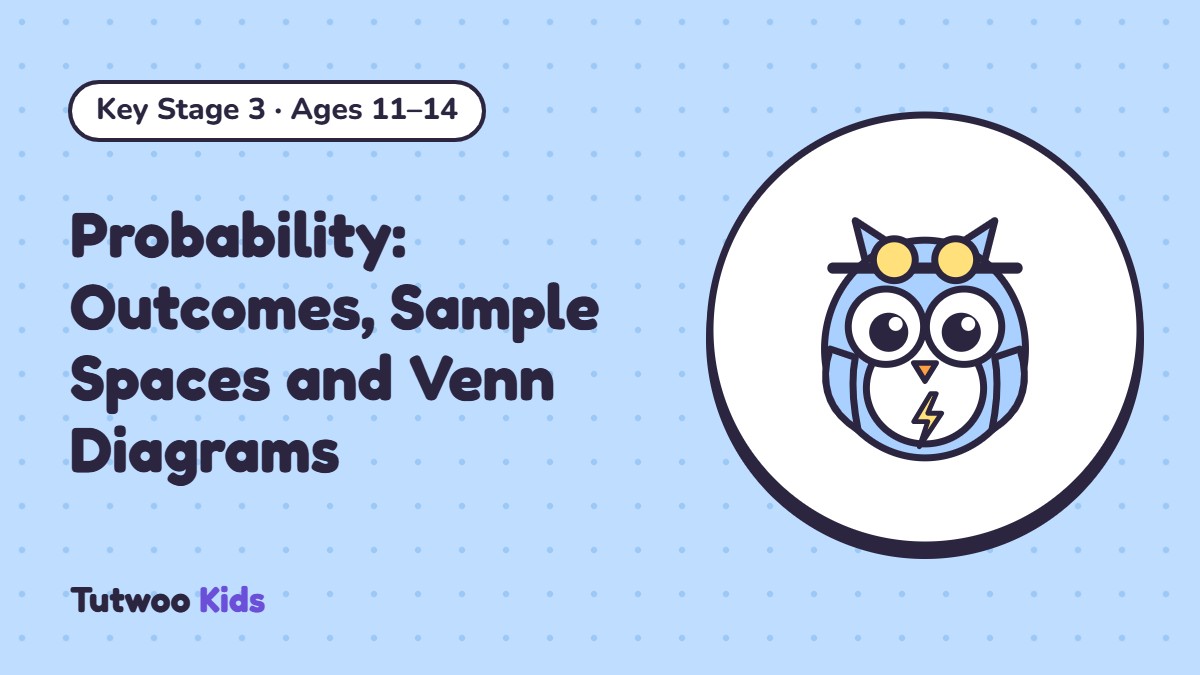 Probability: Outcomes, Sample Spaces and Venn Diagrams