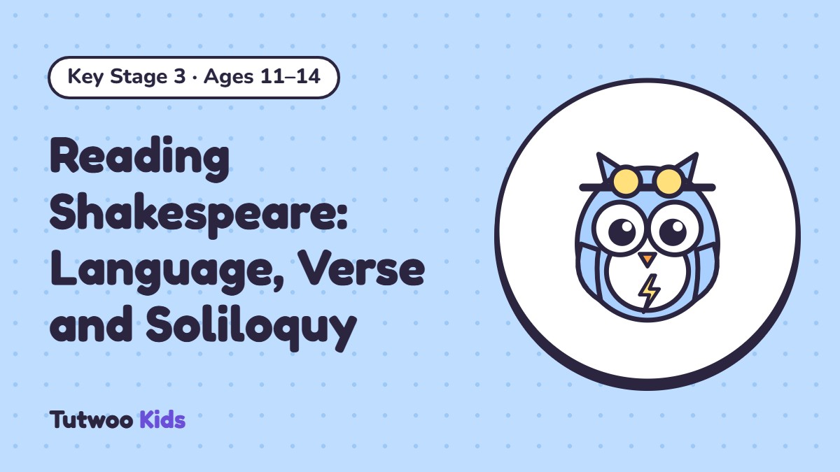 Reading Shakespeare: Language, Verse and Soliloquy