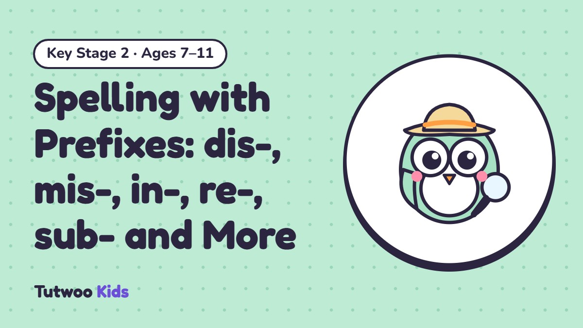 Spelling with Prefixes: dis-, mis-, in-, re-, sub- and More